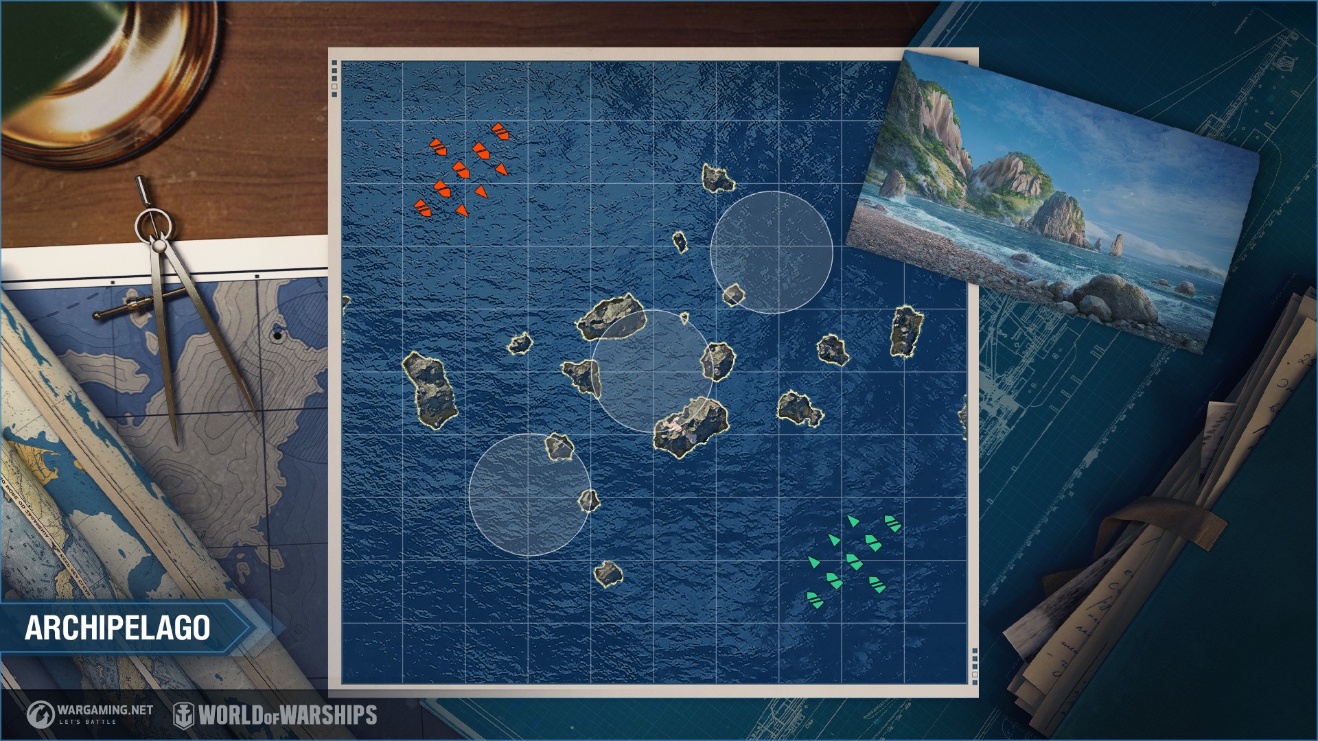 World of warships карта