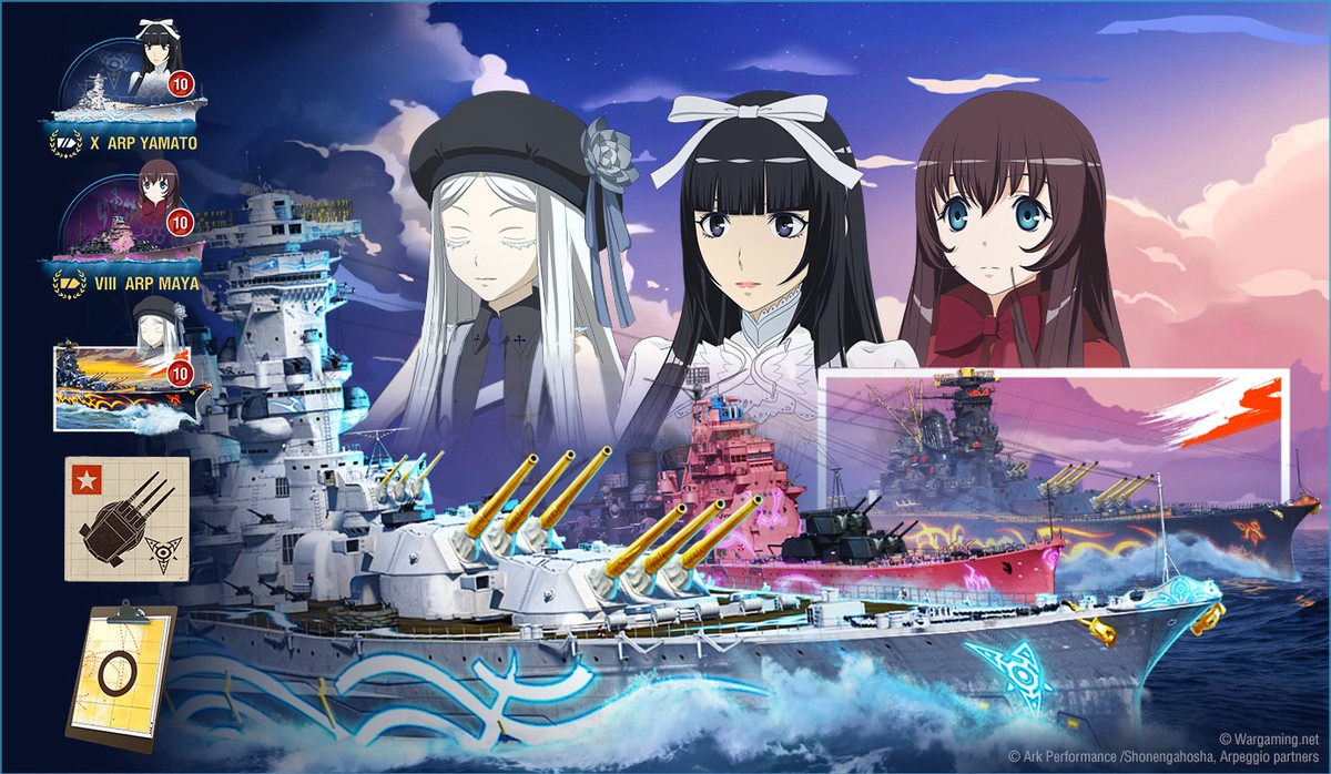world of warships musashi credits