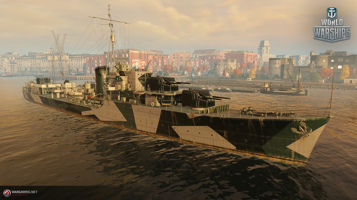 world of warships, cleveland permanent camouflage