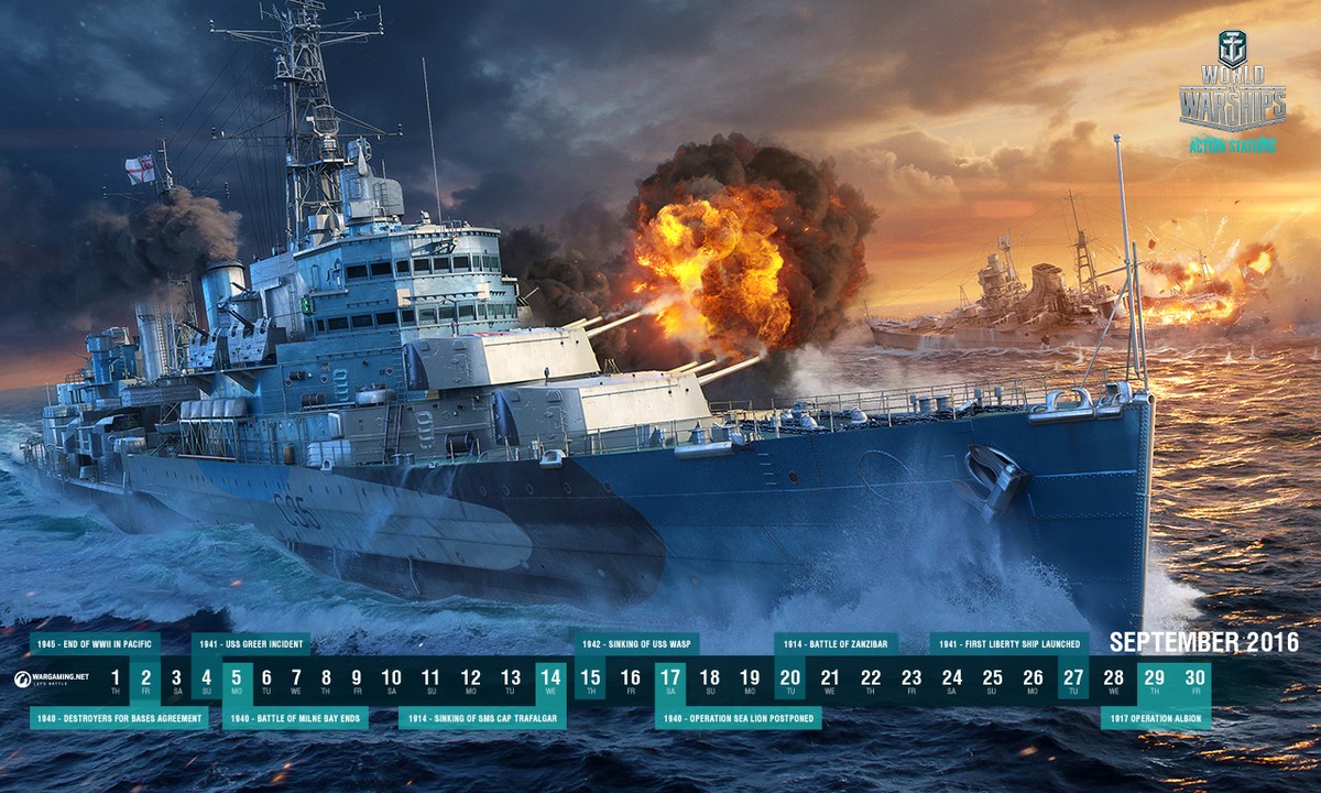 September In-Game Events | World of Warships