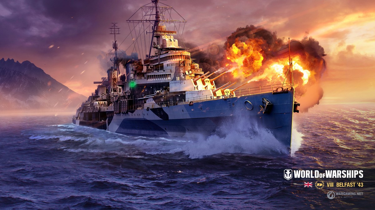 無敵艦隊 Belfast 1943 World Of Warships