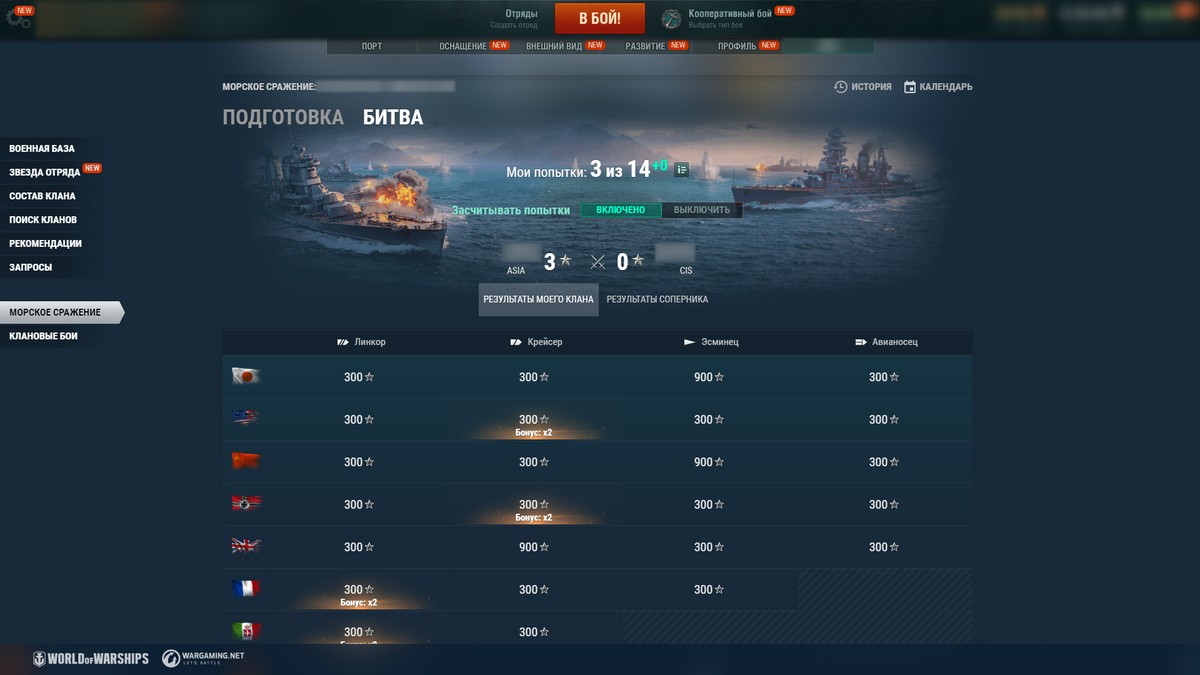 Морское сражение»: групповой этап | World of Warships