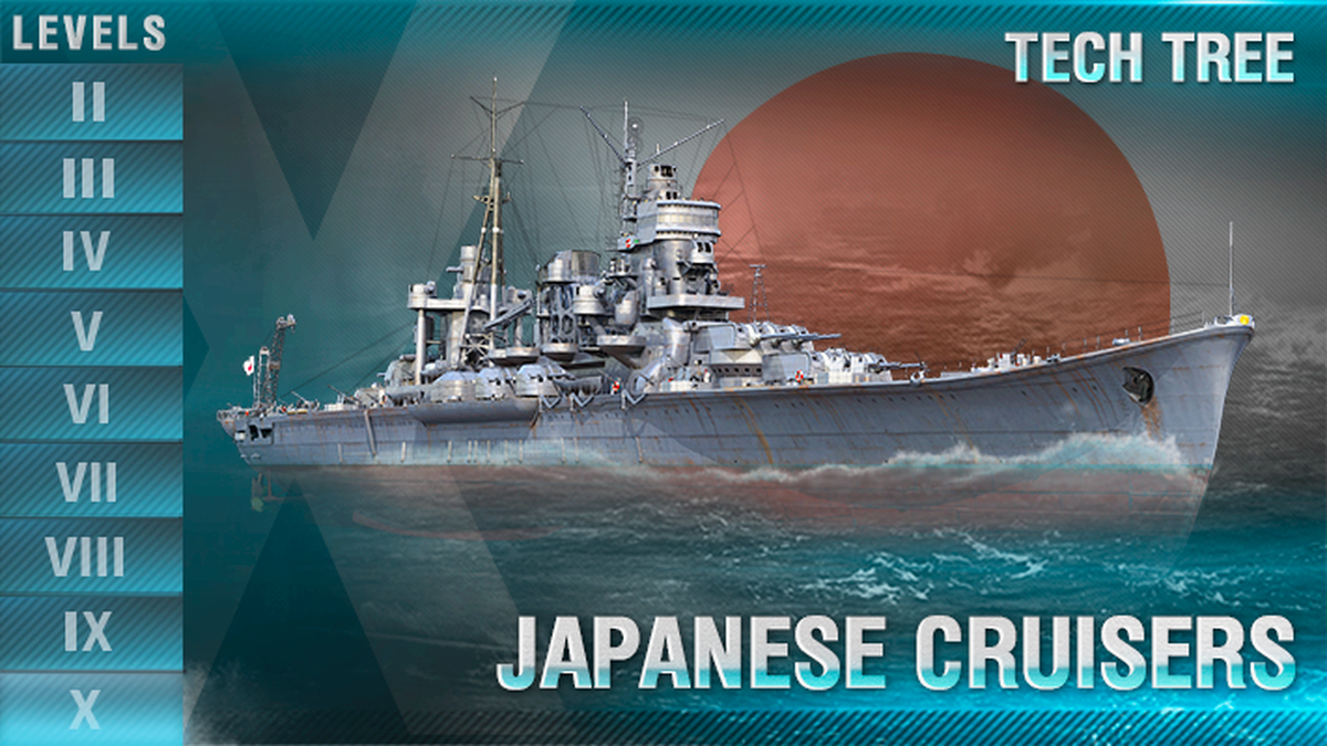 why is there only the british cruiser tree on world of warships blitz